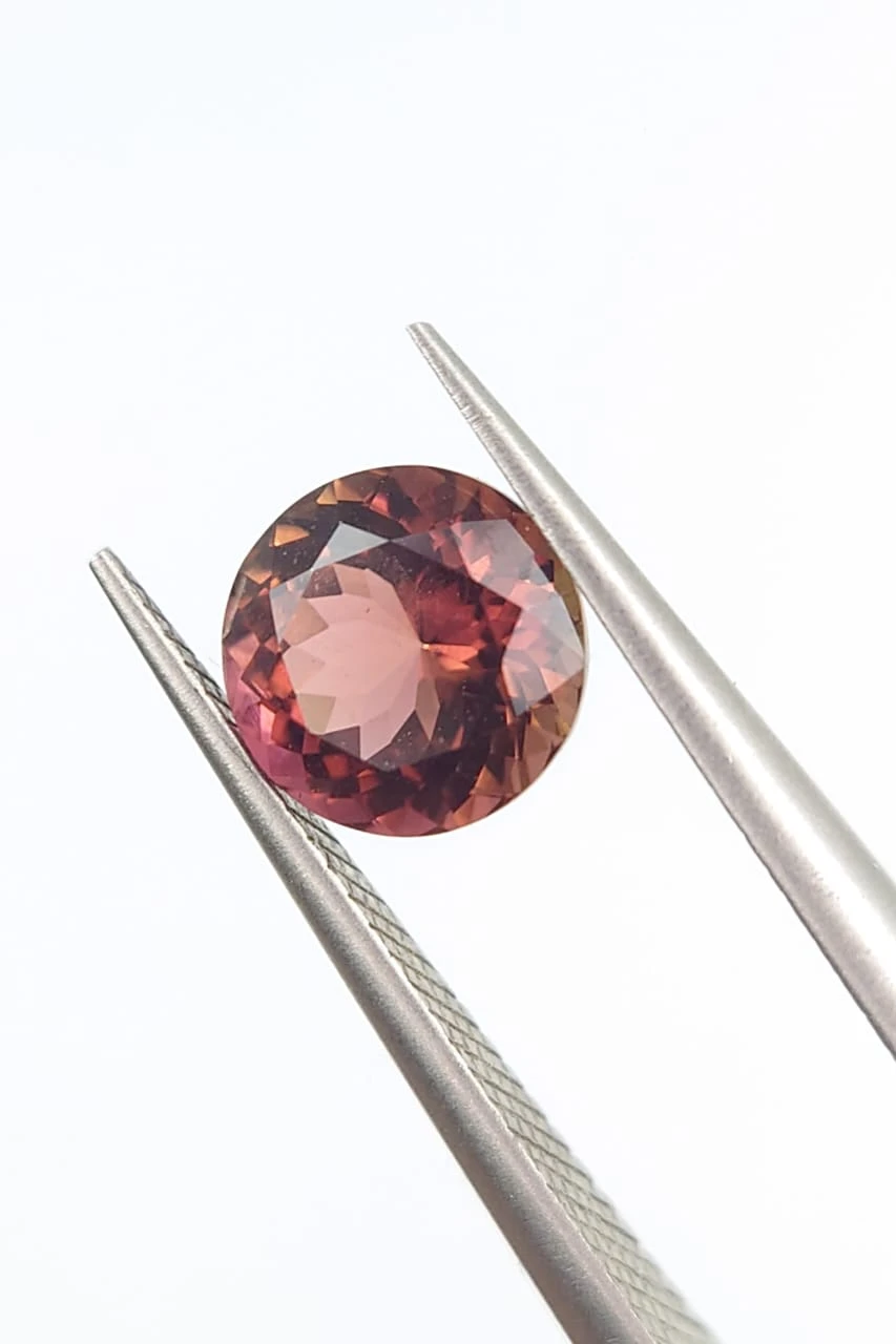 1.15ct Natural Tourmaline Round Cut Loose Gemstone from Afghanistan — view 3